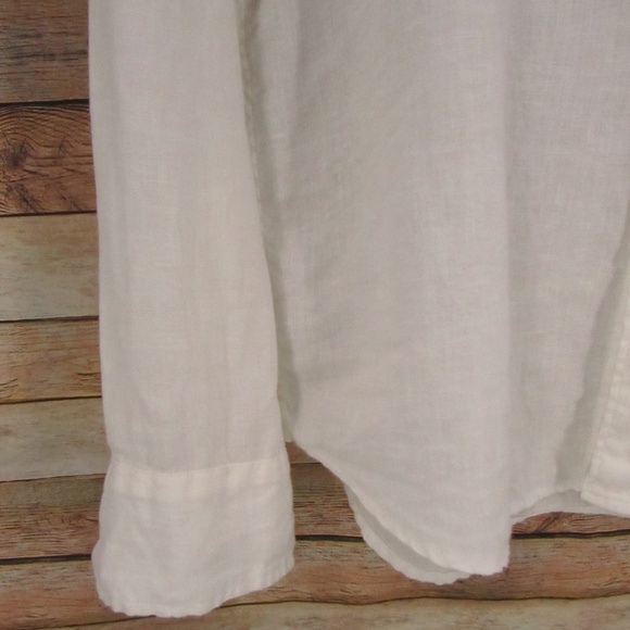 GAP White Linen Button Down Men’s Shirt M - Picture 3 of 16